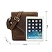 Kattee Leather Messenger Bag for Men Small Shoulder Bag Crossbody Bag