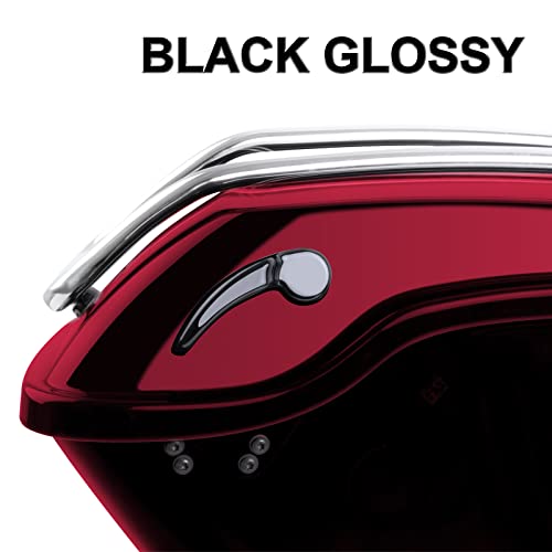 Amazicha Gloss Black Saddlebag Latch Kit Saddle Bag Lifter Compatible For Harley Davidson Touring Street Glide, Electra Glide, Road King, Road Glide, Ultra Limited, Flhr Flht Flhx Flhtk 2014-2023 #TOP3