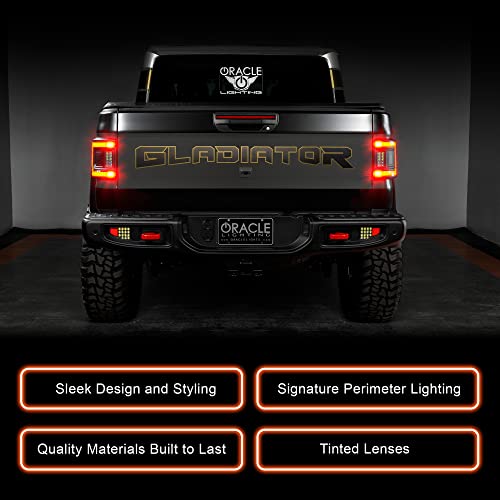 ORACLE Lighting Flush Mount LED Tail Lights for Jeep Gladiator JT (Tinted)