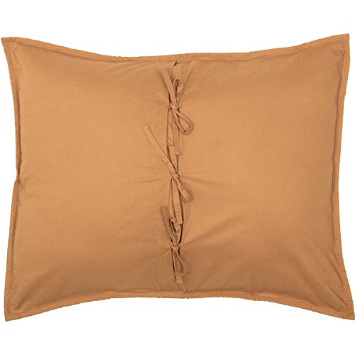 Vhcbrandsprimitivebeddingpatrioticninepatchshamstandardgoldentan  Urban Country Home Decor Vhc brands primitive bedding patriotic ninepatch sham standard golden tan  urban country home decor