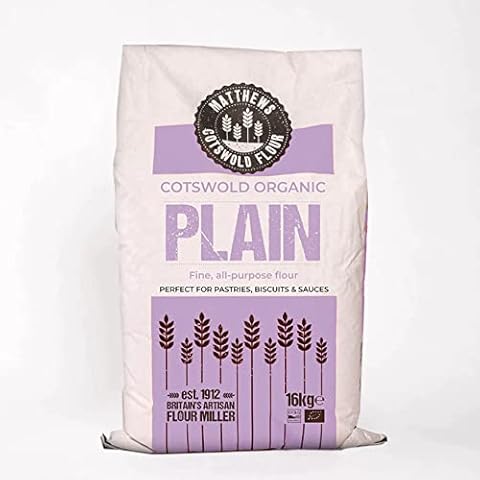 Matthews Cotswold Organic Plain Flour 16kg Bag Cover