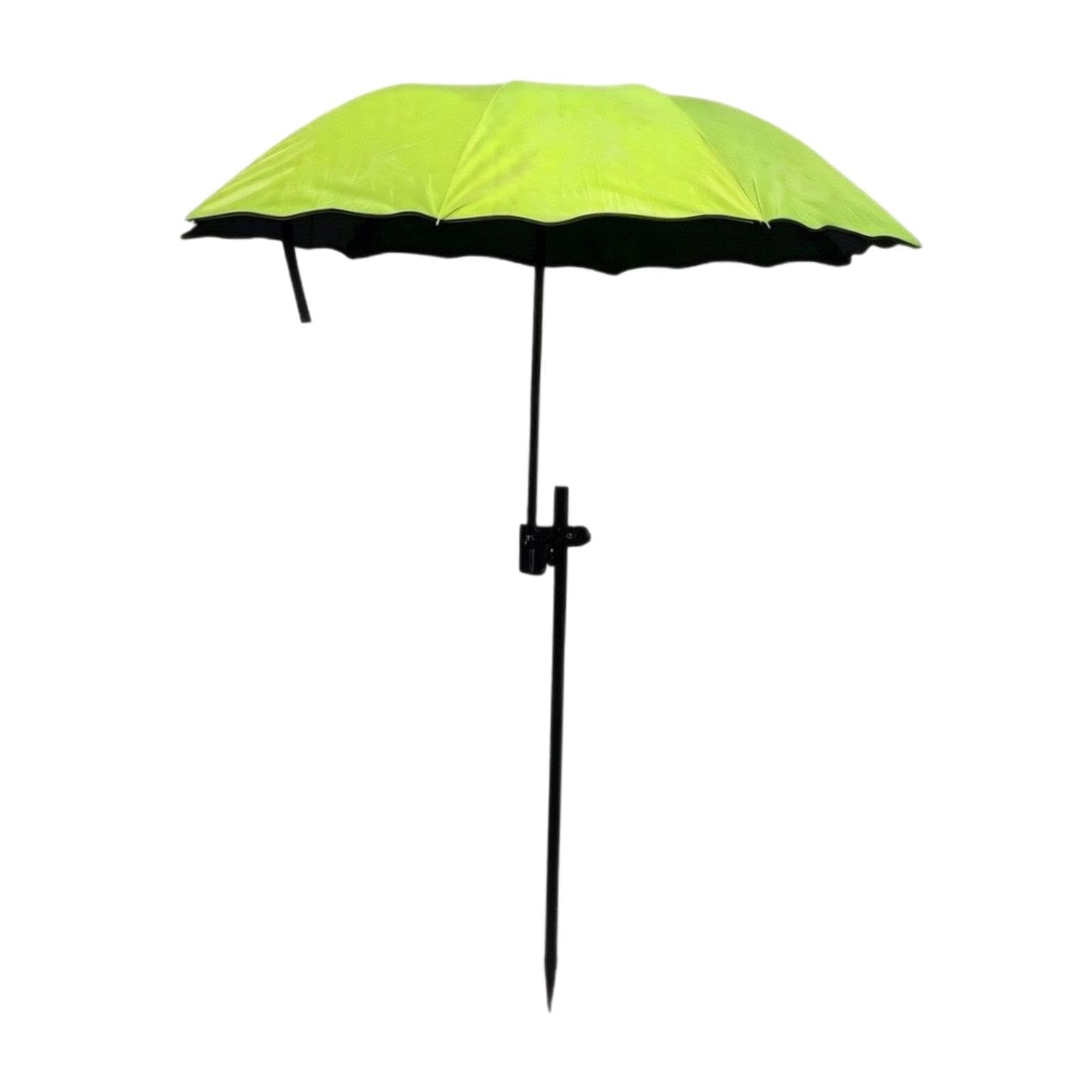 Qianly para Plantas Parasol Exterior de Jardín con Estaca Tela Resistente Protección Impermeable Instalación Fácil Adecuado para Macetas CAM, Verde
