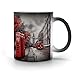 KWQDOZF Taza de café de 12 oz con decoloración Imagen de KWQDOZF Taza de café de 12 oz con decoloración