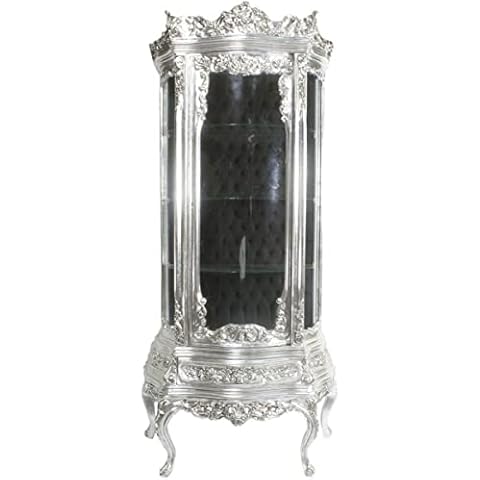 Vitrina Barroco Plata/Negro Casa Padrino Cover