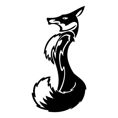 kleb-Drauf | 1 Fuchs | Schwarz - matt | Autoaufkleber Autosticker Decal Aufkleber Sticker | Auto Car Motorrad Fahrrad Roller Bike | Deko Wrapping Tuning Styling Stickerbomb kleb-Drauf | 1 Fuchs | Schwarz - matt | Autoaufkleber Autosticker Decal Aufkleber Sticker | Auto Car Motorrad Fahrrad Roller Bike | Deko Wrapping Tuning Styling Stickerbomb