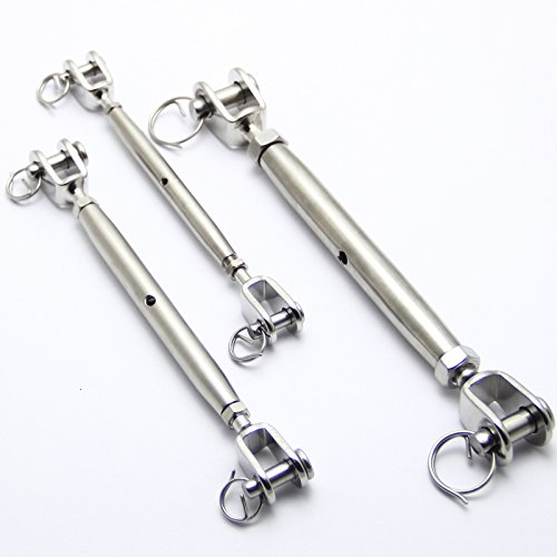 Dering Rigging M16 Fork/Fork Welded, Closed, Stainless Steel (Pack of 4) | Stainless Steel | Stainless Steel