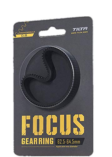 Tilta Anillo de engranaje de enfoque sin costuras, rotacin de 360 , anillo de enfoque silencioso para cmara rflex digital, accesorios Tiltaing TA-FGR (62.5-64.5)