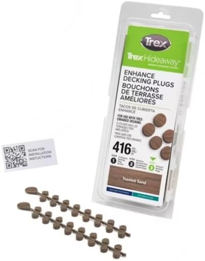 Trex Enhance Toasted Sand 416ct Plugs