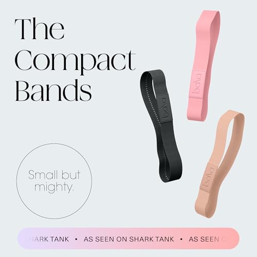 Image of Bala Bands Resistance Bands, Non-Slip Fabric Exercise Bands | Non-Slip Ankle, Legs, Glutes & Booty Bands, Women & Men - Loop Workout Bands for Yoga, Pilates & Strength Training