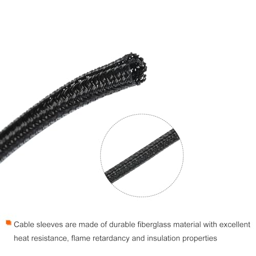 Cord Sleeve Cable Organizer 9.84 Ft - Protector de Cable de 1/8 Pulgada para Cable USB, TV, Video, Gestión de Cables Bajo Escritorio miniatura 4