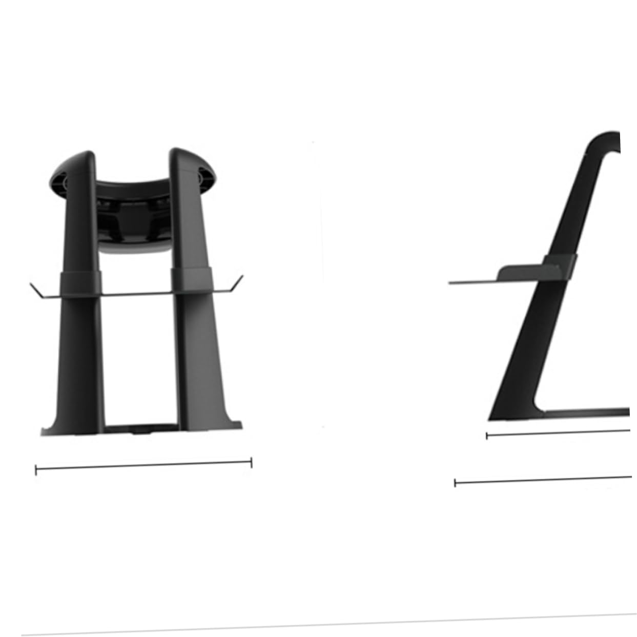 SHINEOFI Soporte para de Virtual VR Accesorios para Gafas VR Material Duradero Tamaño Ajustable para Juegos Color Negro