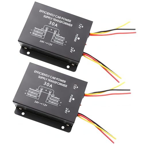 Amazon.co.jp: bubulu 24V DC-DC コンバーター 30A 24Vから12V 30A