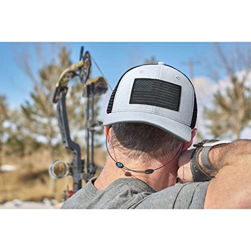 Image of American Flag Hat, Baseball Cap for Men Women, Adjustable Snapback Hats USA Flag Trucker Hat Black