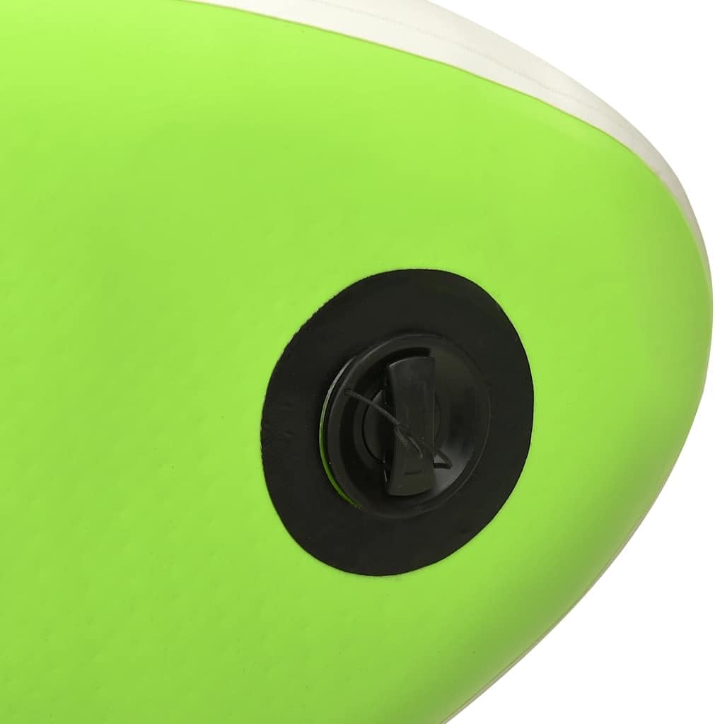 Inflatable Stand Up Paddleboard Set 126"x29.9"x5.9" Blue for Adults, Puncture-Proof and UV-Resistant SUP Board with Removable Fin, Non-Slip Traction Pad, and Carrying Bag