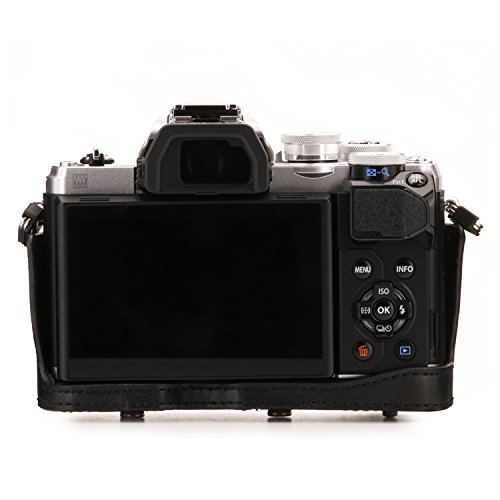 Funda de cuero MegaGear para Olympus OM-D E-M10 Mark III miniatura 5
