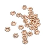  300 pièces 4/6mm perles d\'espacement entretoises de bijoux en métal pour la fabrication de bijoux de collier de bracelet-KC or-Dia 4mm