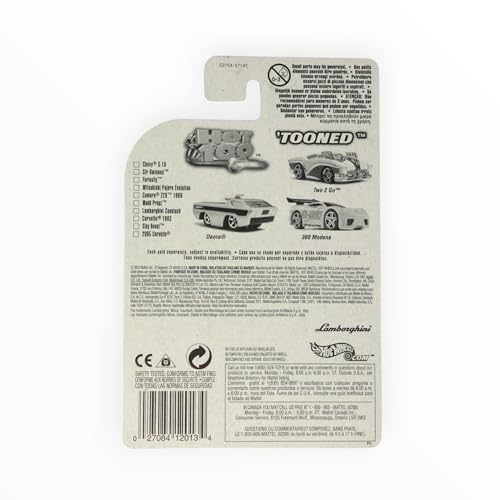 Hot Wheels Tooned Lamborghini Countach 1:64 escala modelo miniatura 2