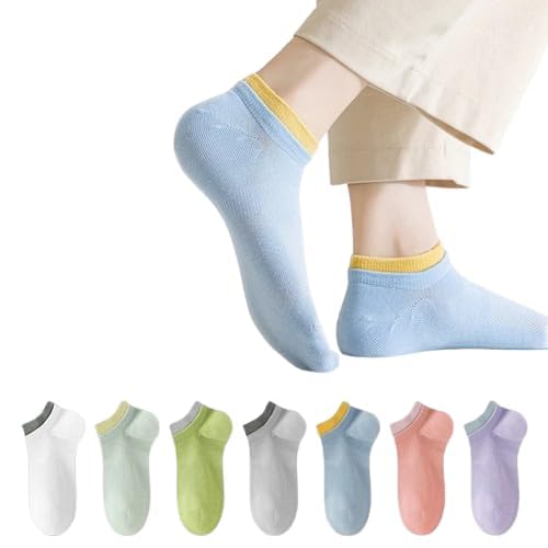 Ankle Length Socks for Men & Women - Moisture-Wicking, Odor-Free, Breathable Cotton, Cushioned Half Terry Combo - Ideal for Sports, Gym & Formal Wear - Multicolor, Free Size (5 Pair)-image-48