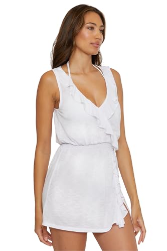 Image of BECCA Breezy Basics Cascade Ruffle Dress