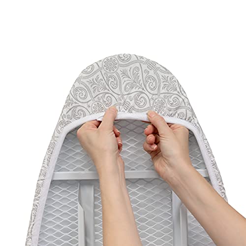 Westex Fine Damask Heavy Duty Ironing Board Cover and Pad, Thick 3-Layer Stain Resistant Padding, Elasticized Skirt - Image 2