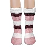 Chaussettes pantoufles denses et chaudes : ces chaussettes douillettes sont doublées en peluche d'agneau douce pour plus de chaleur et de confort. La doublure intérieure épaisse et moelleuse enveloppe doucement les pieds et les garde agréablement au chaud même par temps très froid. Ainsi, vos pieds restent confortables et détendus tout au long de la journée