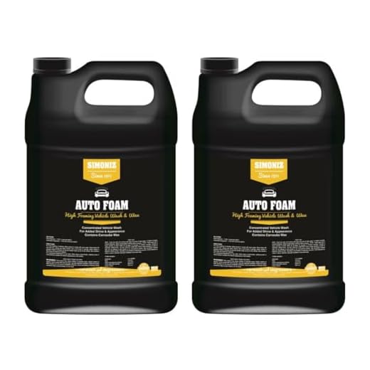 Simoniz Auto Foam Car Wash and Wax - 1 gallon - 2 Pack