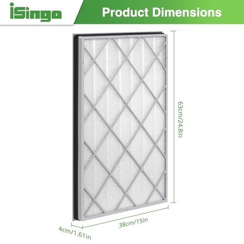 Image of HE601 Filter Replacement for Shark 6 Fan HE601 HE602 Air Purifier, HE6FKPET | 3-in-1 Filtration, HEPA+ Activated Carbon+Pre-Filter, for 1200 Ft Home Large Room Air Clean, Advanced Odor Lock, 1 Pack