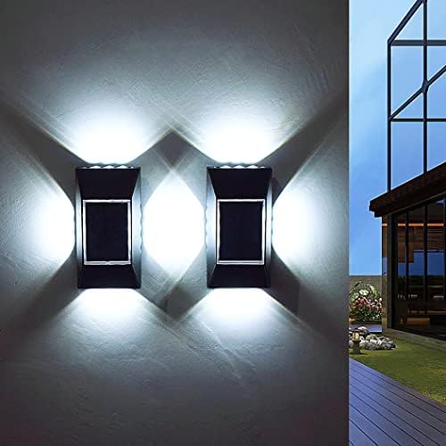 2x Solar Erdsteckerleuchten Schwarz - Gartenbeleuchtung IP65 Wasserdicht