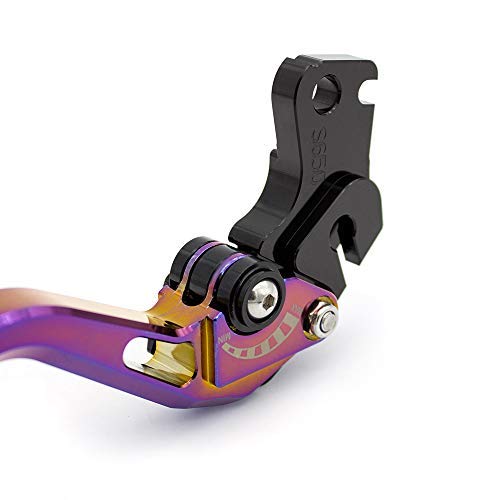 FXCNC Motorcycle 3D Plating Short Adjustable Brake Clutch Levers