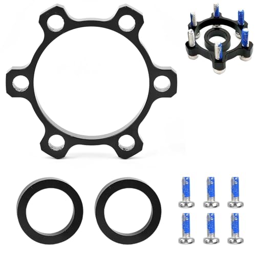 Jwthee Bike Hub Conversion, Aluminium Alloy Boost Adapter, Front & Rear Bicycle Boost Hub Conversion Adapter Front 100 X 15 to 110 X 15 - Rear 142 X 12 to 148 X 12 (First 100 * 15 to 110 * 15)