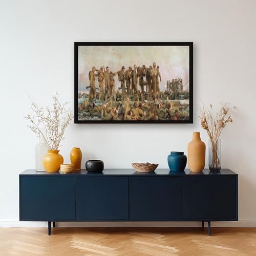 Gassed John Singer Sargent tableau salon déco murale bureau grand format - 5