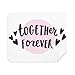 Together Forever Quote Style Cleaning Cloth Screen Cleaner 2pcs Suede Fabric
