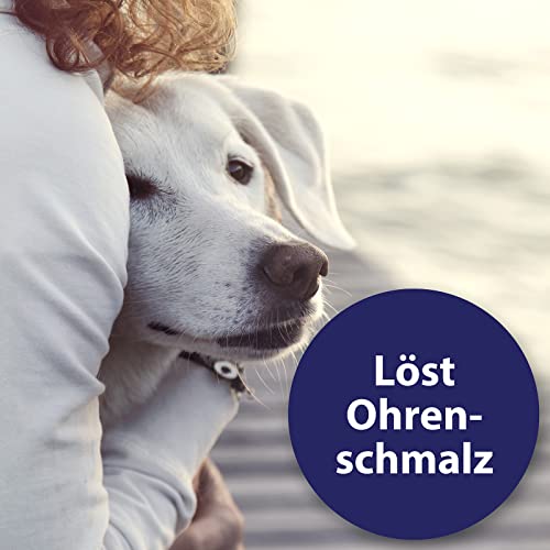 Canosept Ohrreiniger für Hunde 125ml - Lösung zur Ohrenpflege & Hunde Ohrenreinger & Löst Schmutz und natürliche Rückstände im Hundeohr - Ohrentropfen für Hunde - Hund Ohrenentzündung