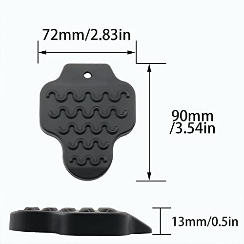 Dghaop Bicycle Pedal Lock Piece Protective Cover Compatible With Look Keo Nonskid Nail Bicycle Shoe Cleats Protector For Look Keo Pedals Systems #TOP1