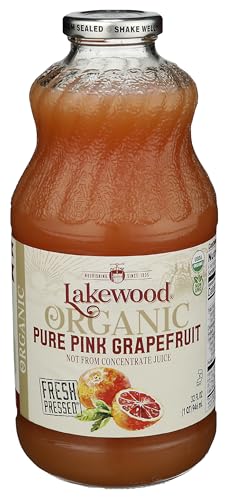 Lakewood Organic Pure Pink Grapefruit Juice