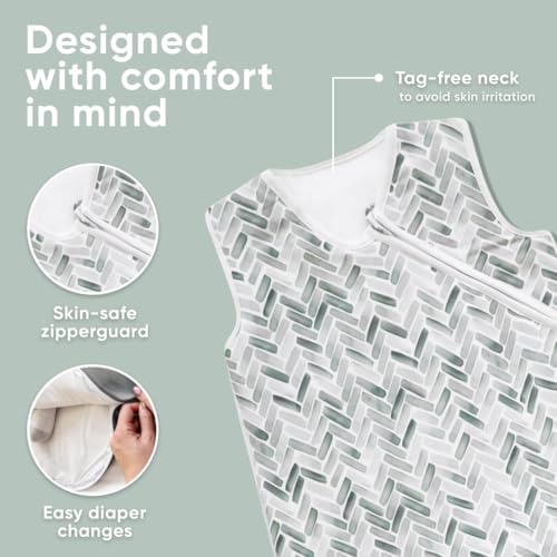 Image of Copper Pearl Baby Sleep Sack, Alta - Wearable Blanket for 0-6 Months, Sleeveless Sleep Sack for Baby Boy or Girl