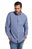 JP 1880 Herren große Größen Übergrößen Menswear L-8XL Hemd, Langarm, Buttondown-Kragen, Modern Fit dunkel Marine 5XL 799727730-5XL
