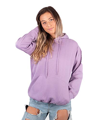 Men s Heavy Blend Fleece Hooded Sweatshirt (Lilac, X-Large)