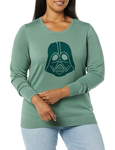Image of Amazon Essentials Disney | Marvel | Star Wars Women's Lightweight Crewneck Sweater