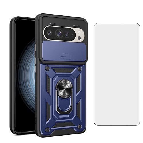 Coque de téléphone pour Google Pixel 9 avec béquille hybride et accessoires