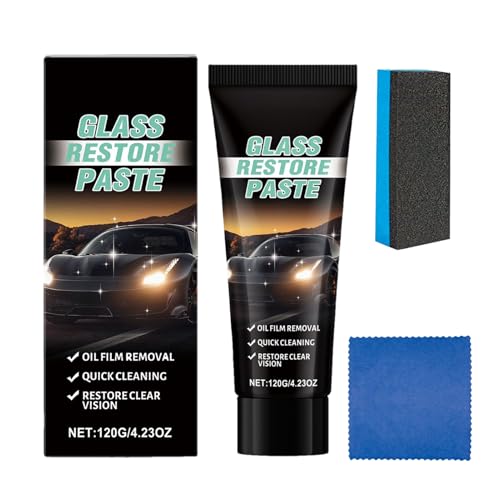 Eliminador de película de para parabrisas de coche, accesorios de limpieza para vehículos de motor, pasta para limpiar cristales de coche, para conductores detallados, viajes por carretera
