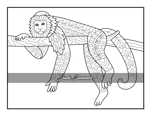 100 Animals: An Adult Coloring Book with Lions, Elephants, Owls, Horses, Dogs, Cats, and Many More! - Image 36
