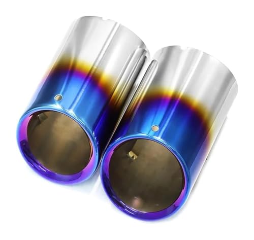 Silenciadores tubo escape para X1 F48 soluciona el desgaste de colas con puntas dobles azul
