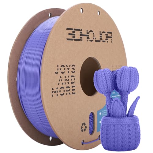 Image of 3DHoJor PLA Filament 1.75mm,3D Printer Filament,1kg Cardboard Spool (2.2lbs),Dimensional Accuracy + /- 0.03 mm,Vacuum Packaging Odor Free Clog Free Fit Most 3D FDM Printer,Periwinkle Blue