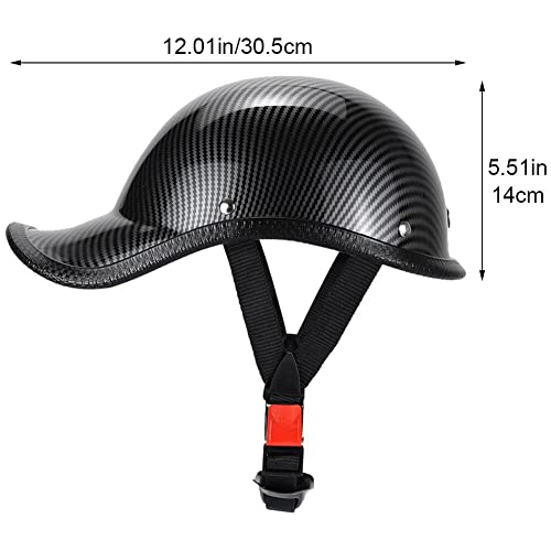 Casque de vélo baseball avec visière longue et coque légère antichoc - 4