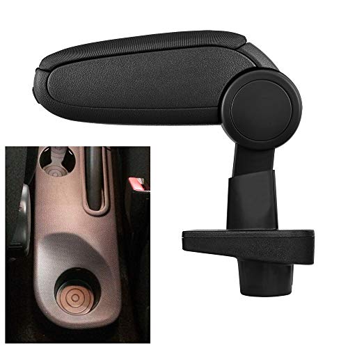 LP Trade Accoudoir Central pour Clio 4 IV | Accessoire Console de Rangement et Repose-bras avec Compartiment Organiseur | Pièce Détachée d'Intérieur de Voiture | Tissu Noir