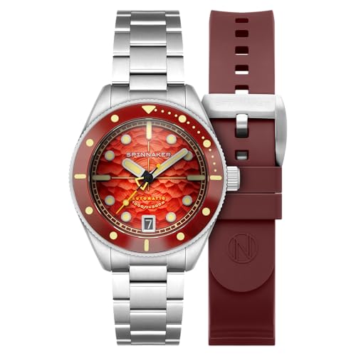 Image of Spinnaker Men's 42mm Challenger Automatic Watch with Solid Stainless Steel Bracelet SP-5159