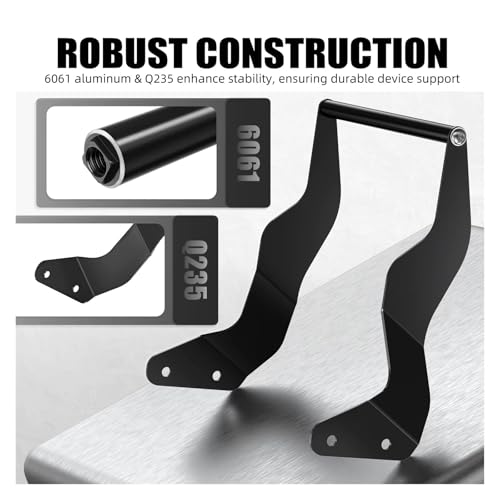 Support GPS Moto CRF1100L Africa Twin Haute Stabilité : Fixations Aluminium pour Compteur - 3