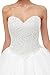 Likedpage Women's Ball Gown Bridal Wedding Dresses (US26W, Ivory)