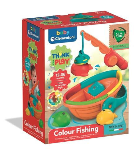 Clementoni - 17513 - Colour Fishing - Early Years , Infant, Activity Toys For 1 Year Olds, Floating Bath Toy for Kids Made In Italy - Image 2